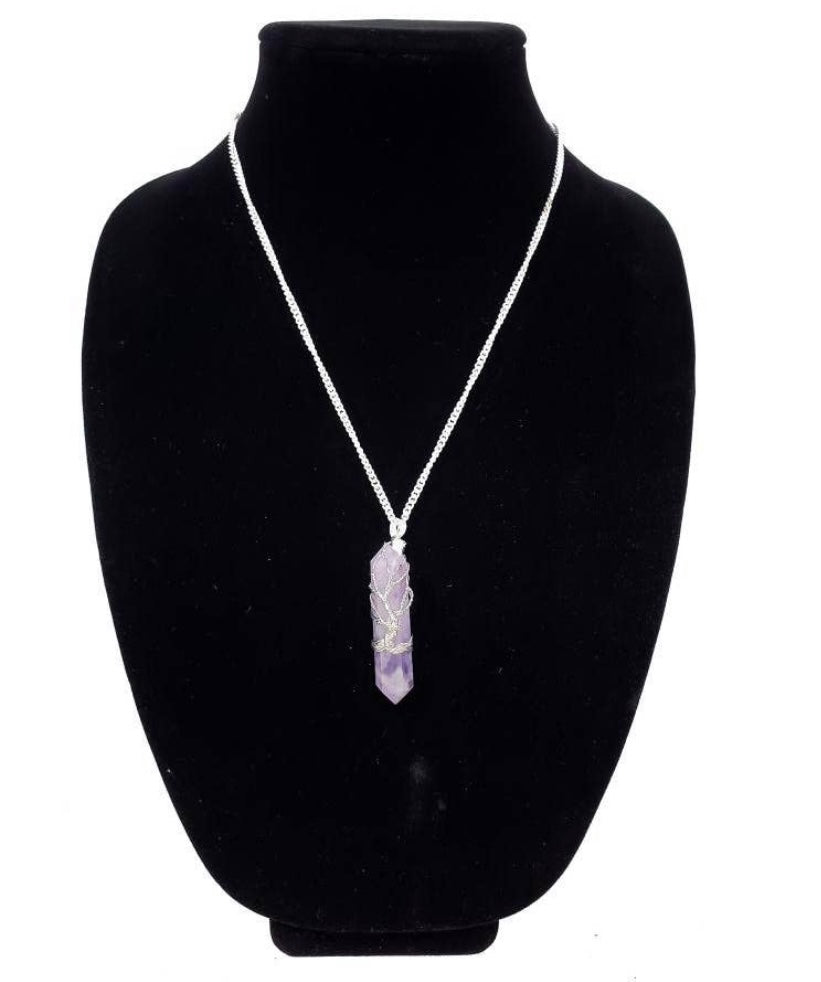 Amethyst Wire Tree wrapped Gem Stone
